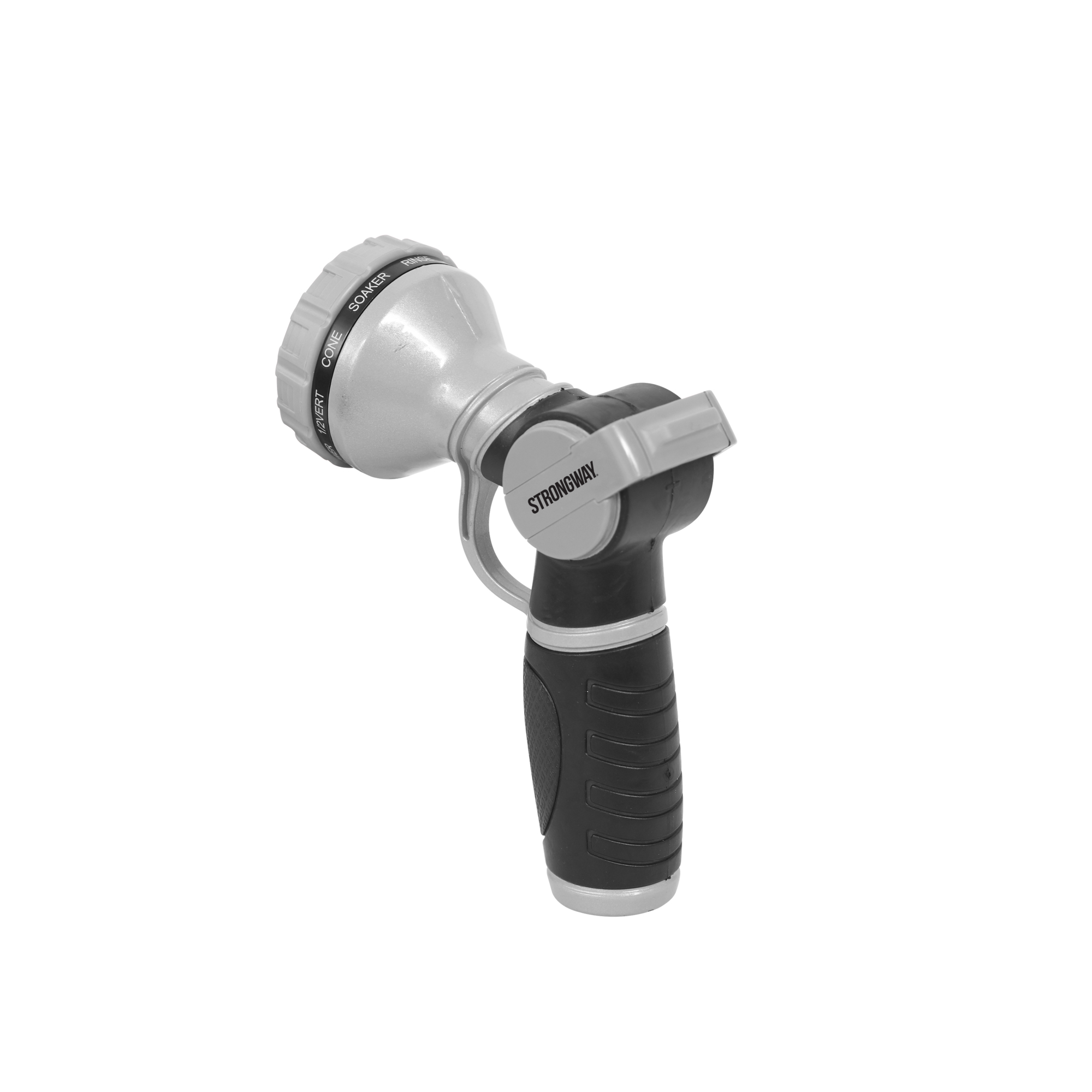 Strongway Garden Hose Nozzle w/ Thumb-Control, 10-Pattern, 3/4in. Connection, 60 PSI, Model# 202506011001